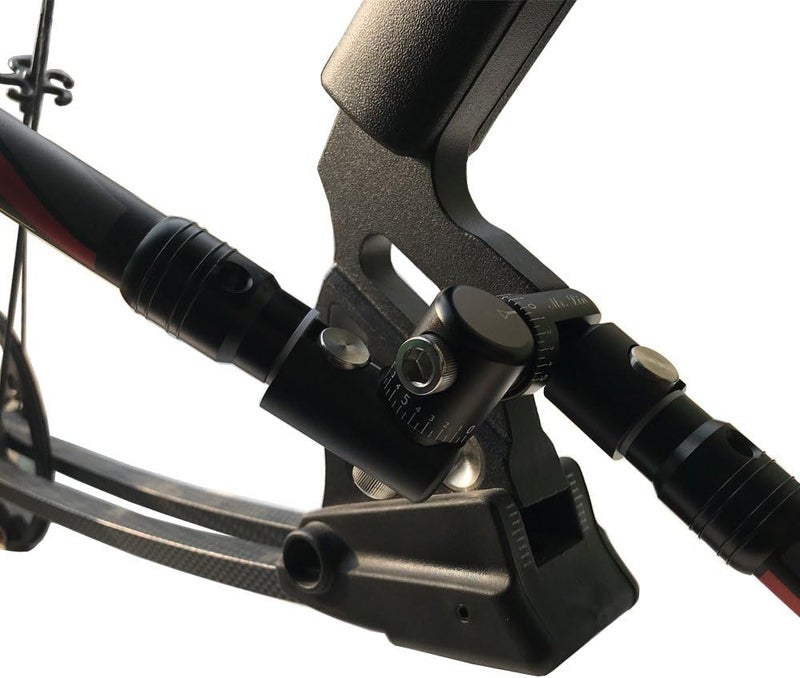SHARROW Archery Bow Stabilizer for Compound Bow Carbon Fiber Stabilizer Damping System and Weights Kit Single Side V-bar and Bow Stabilizer Set - Image 4